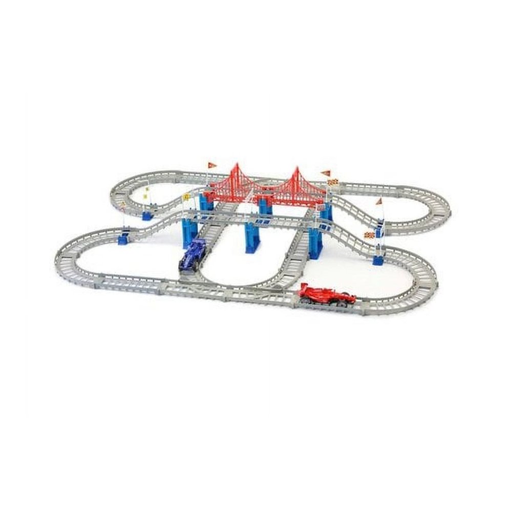 The Race Build-A-Track The Race With 2 Race Cars
